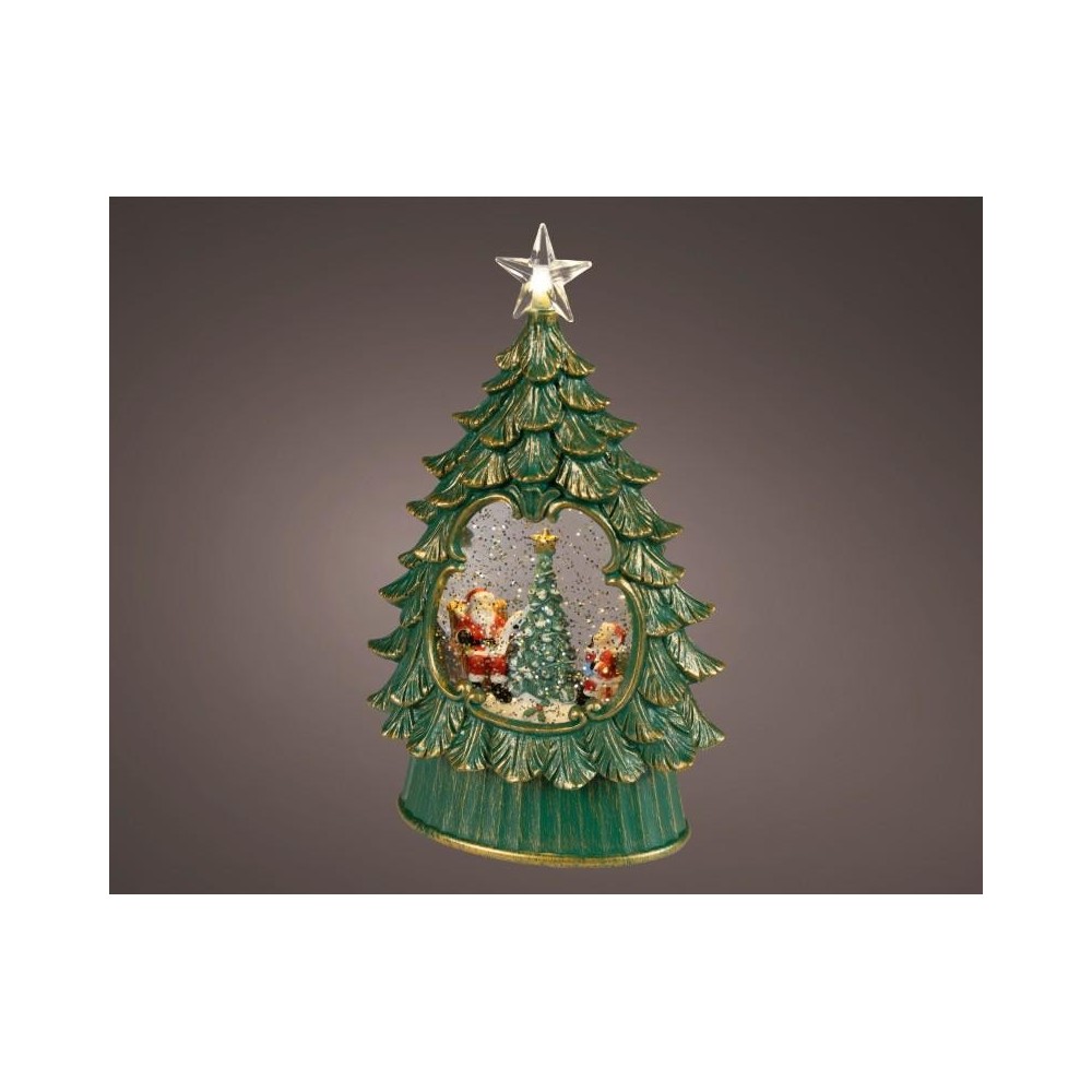 ALBERO LED CON SFERA ACQUA BABBO H.26